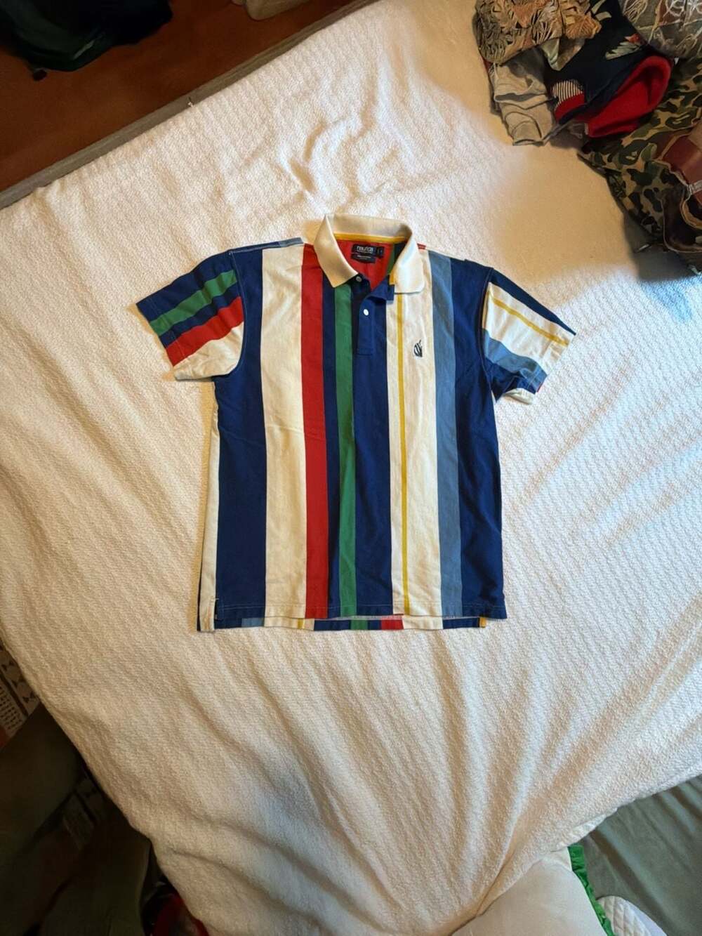 Nautica Vintage Collection Urban Outfitters Exclusive Striped Polo Shirt Size L